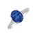 Prsten s diamanty a tanzanitem Shimmering dazzle4