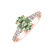 Prsten s diamanty a turmalínem Shimmering Dazzle4