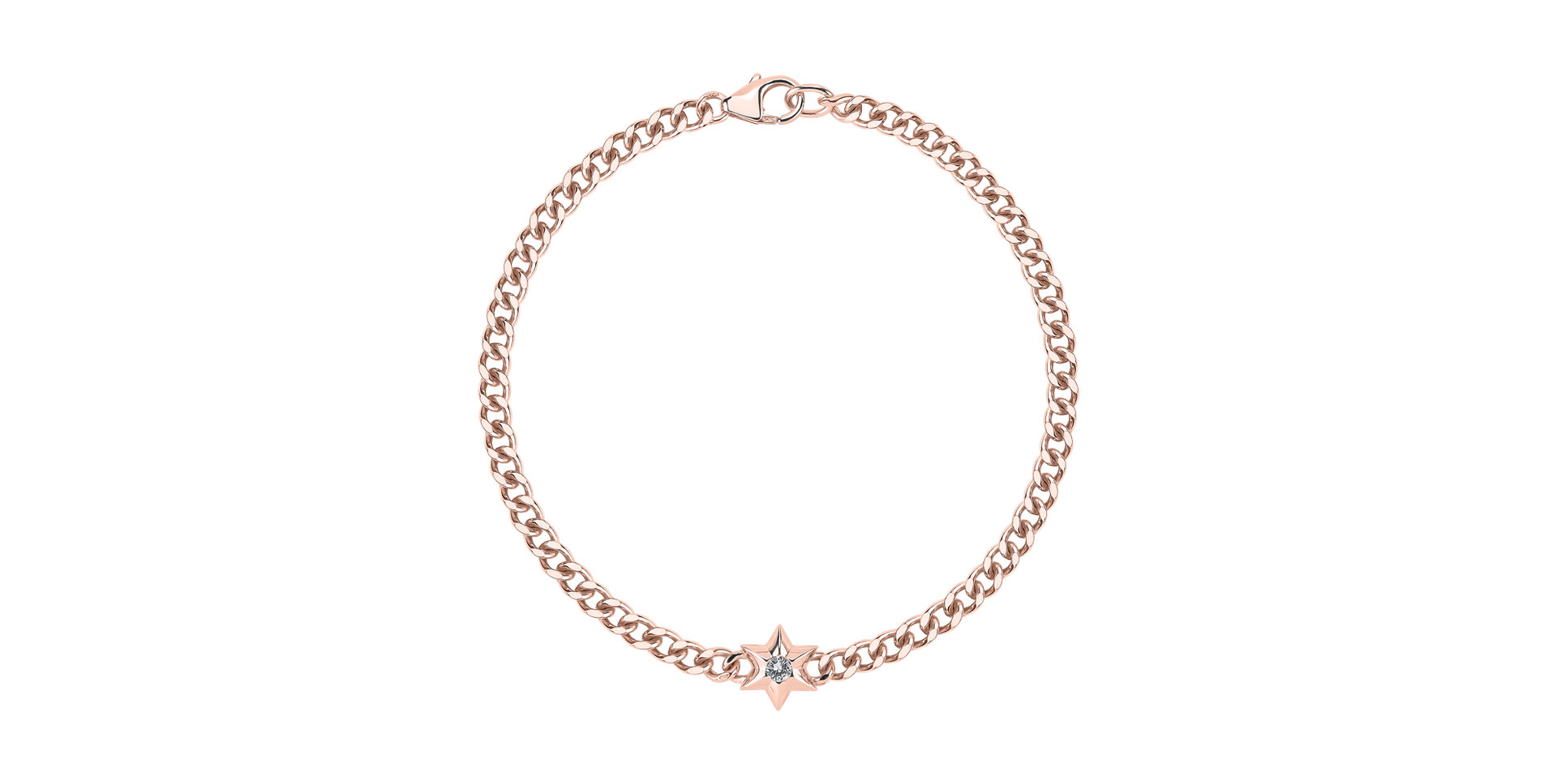 Náramek s diamantem Core of Light