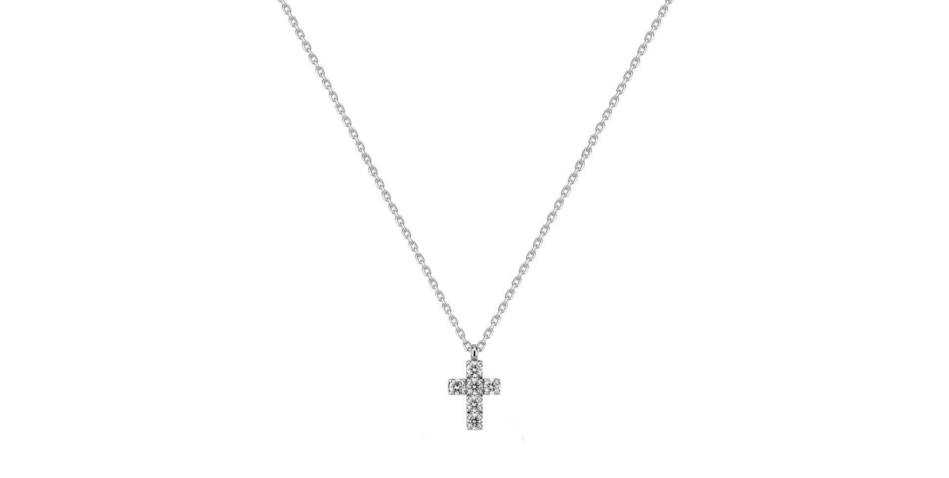 Náhrdelník s diamanty Glory Cross
