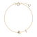 Náramek s diamantem Curly Letter E3