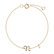 Náramek s diamantem Curly Letter N3