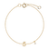 Náramek s diamantem Curly Letter S3