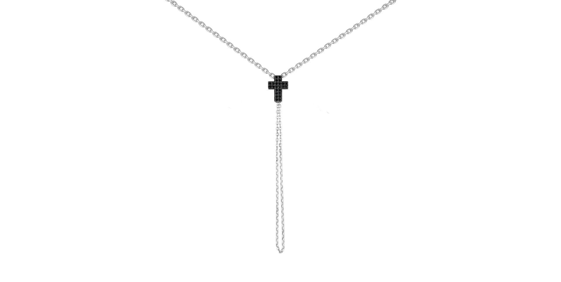 Náhrdelník s diamanty Divine Cross