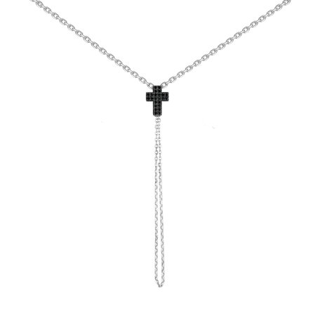 Náhrdelník s diamanty Divine Cross