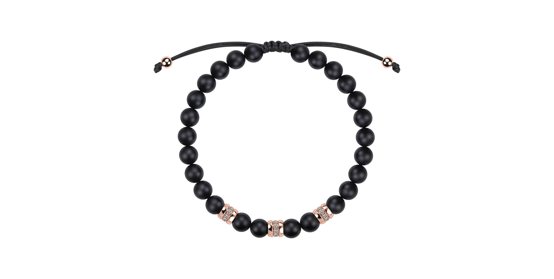 Náramek s diamanty a acháty Stillstorm