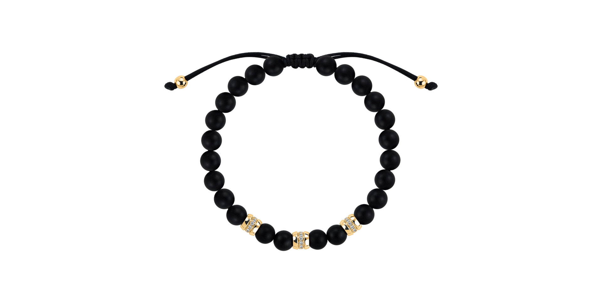 Náramek s diamanty a acháty Stillstorm