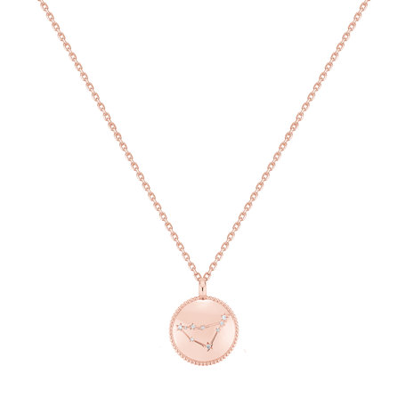 Náhrdelník s diamanty Zodiac Sign