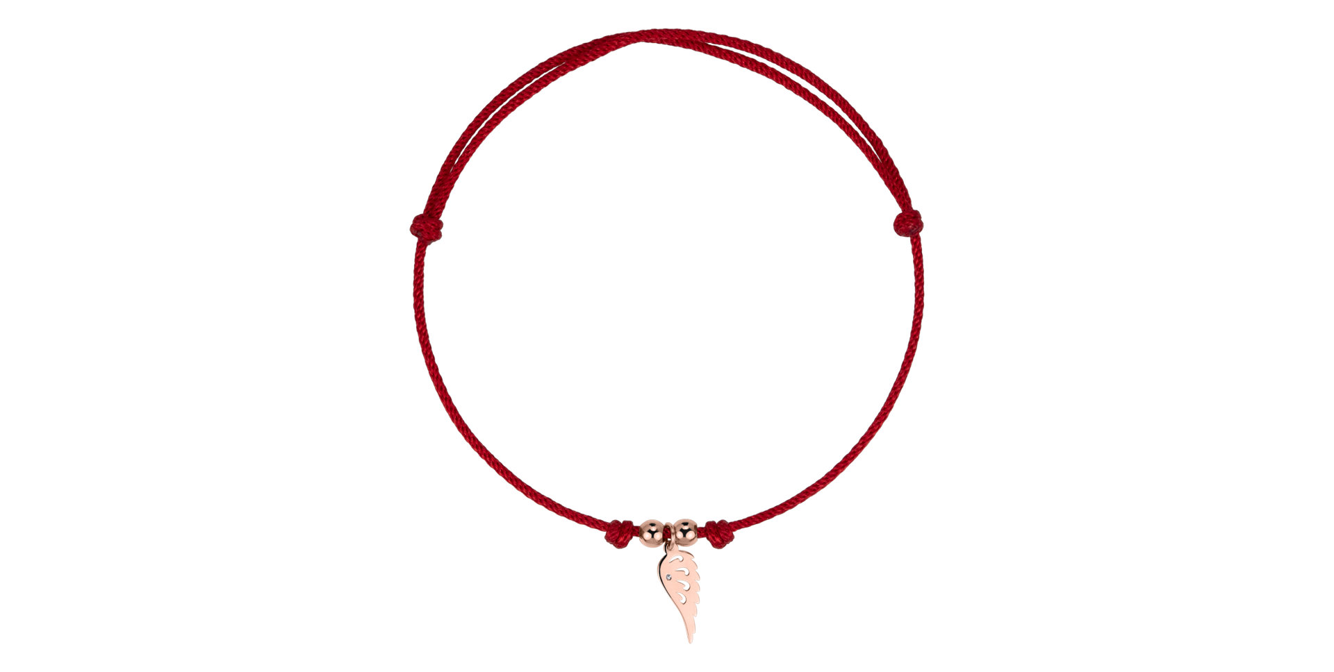 Náramek s diamantem Angel Wing