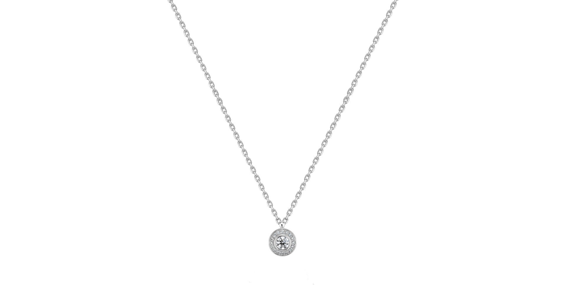 Náhrdelník s diamanty Mephe