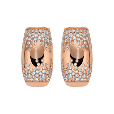 Náušnice s diamanty Love Nest