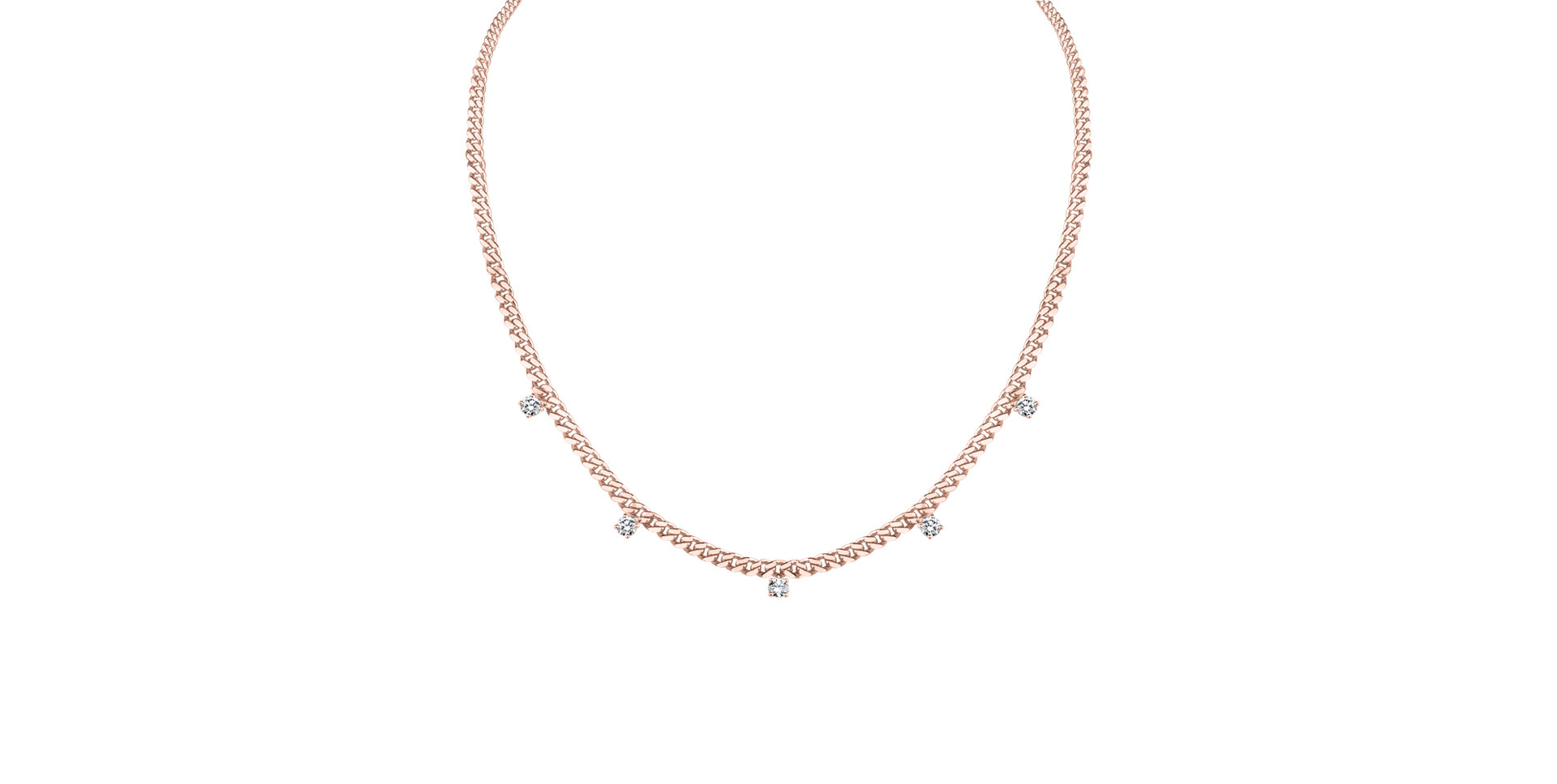 Náhrdelník s diamanty Weight of Wealth