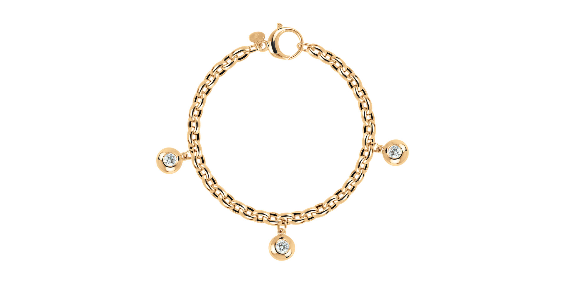 Náramek s diamanty The Bold Gleam