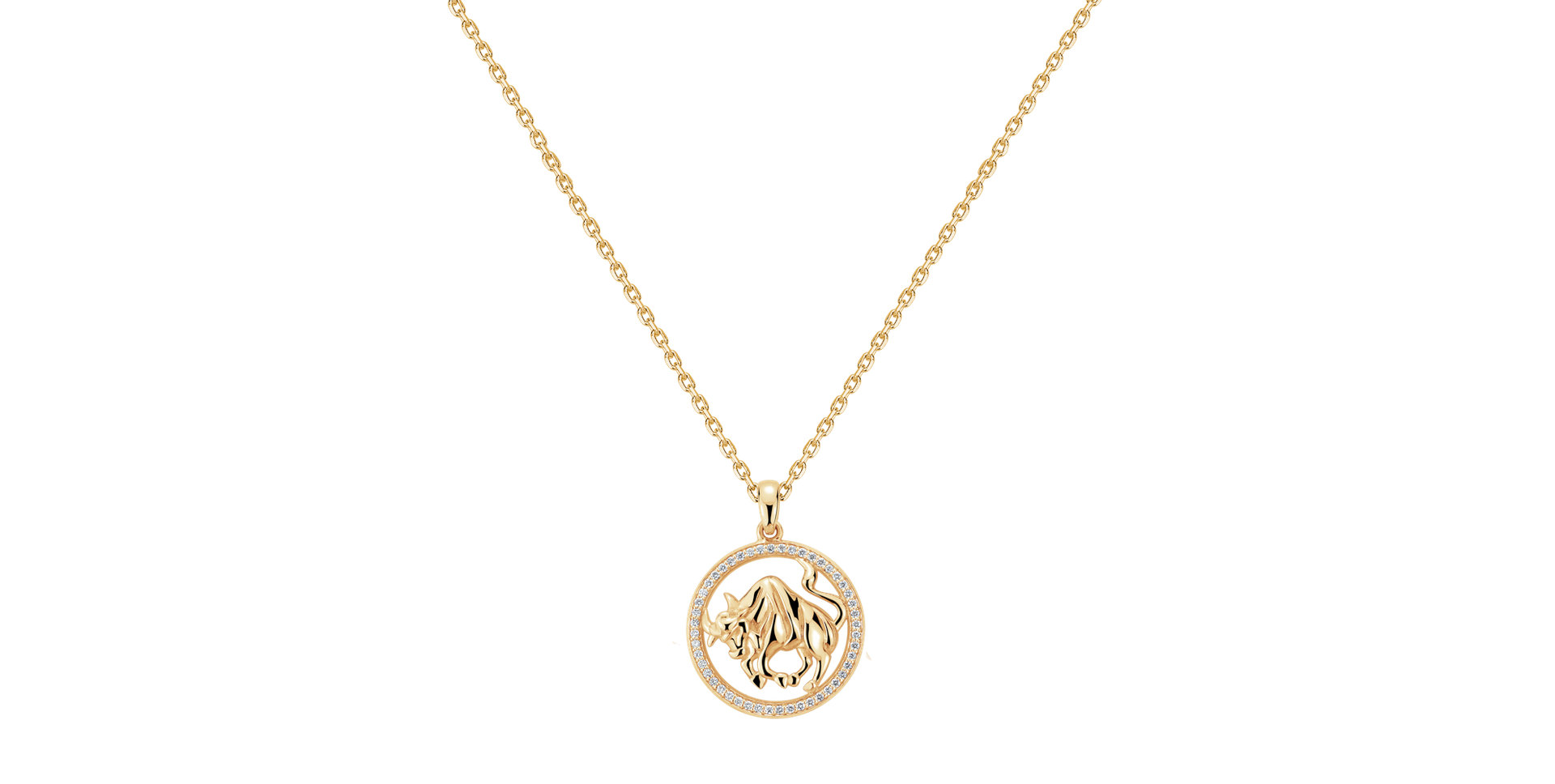 Náhrdelník s diamanty Starlit Zodiac Aries