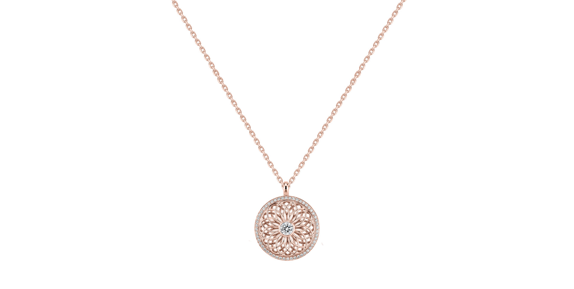 Náhrdelník s diamanty Heart of Star