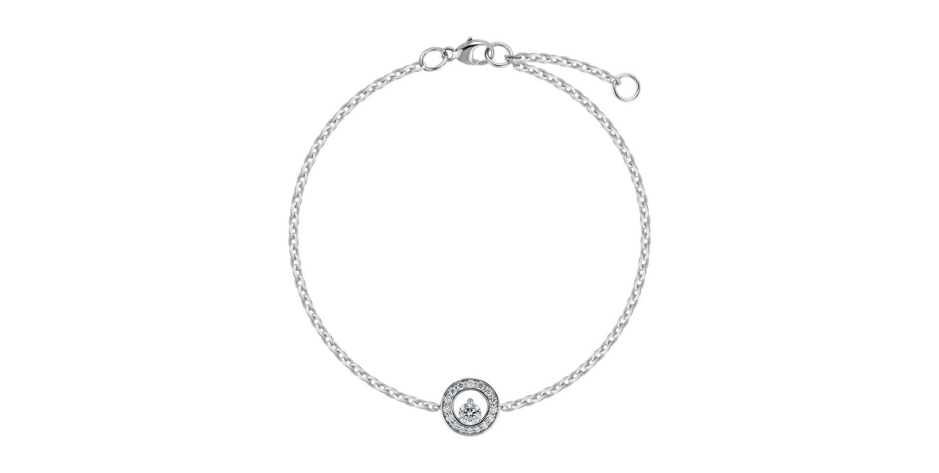 Náramek s diamanty Hidden Circle