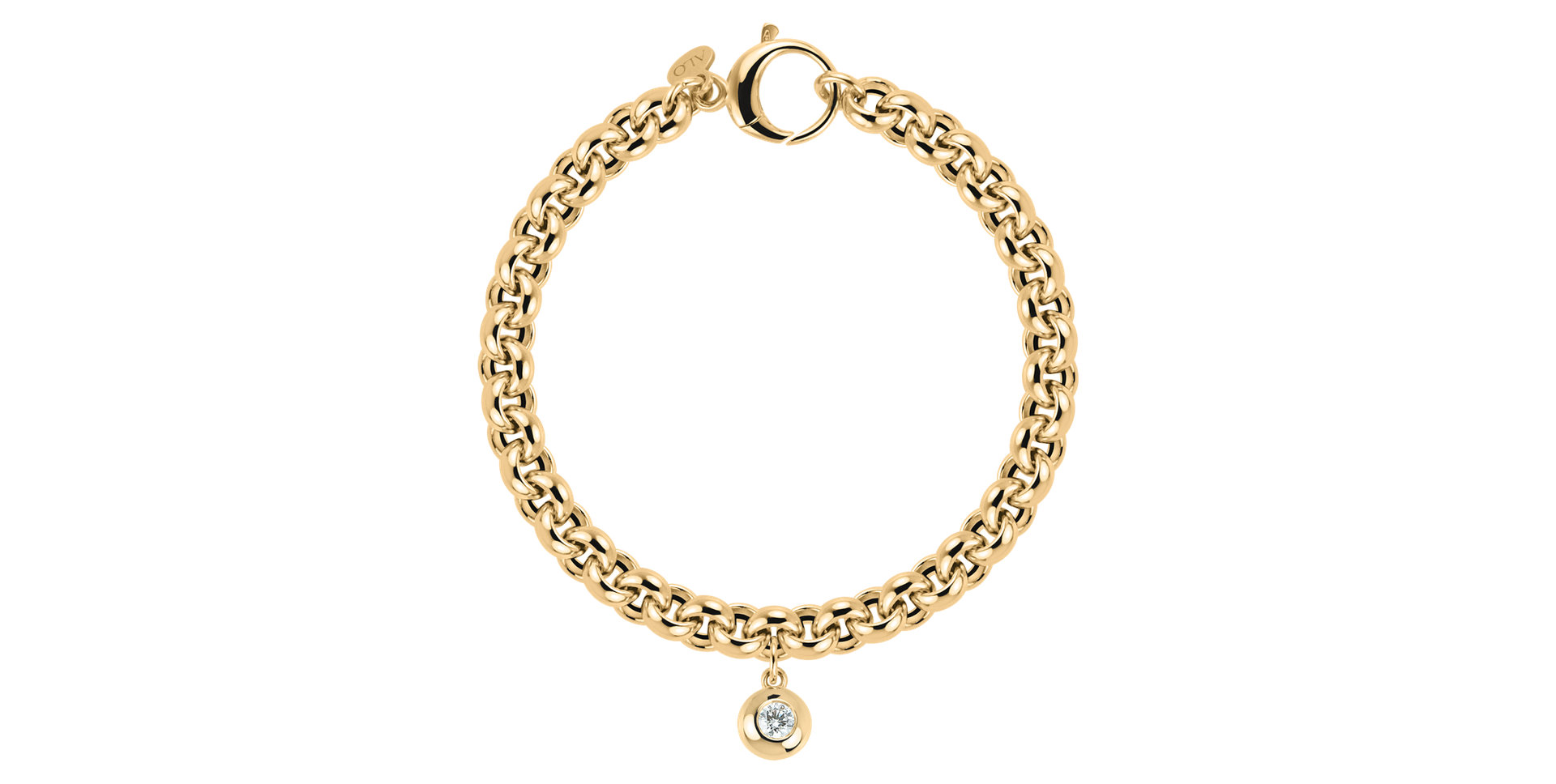 Náramek s diamantem The Bold
