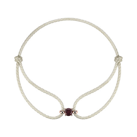 Náramek s rhodolitem Delilah