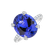 Prsten s diamanty a tanzanitem Ocean Depth3