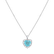Náhrdelník s diamanty a paraibou Heart of the Wave3
