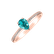 Prsten s diamanty a apatitem Seriane4