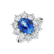 Prsten s diamanty a tanzanitem Sky Goddes3