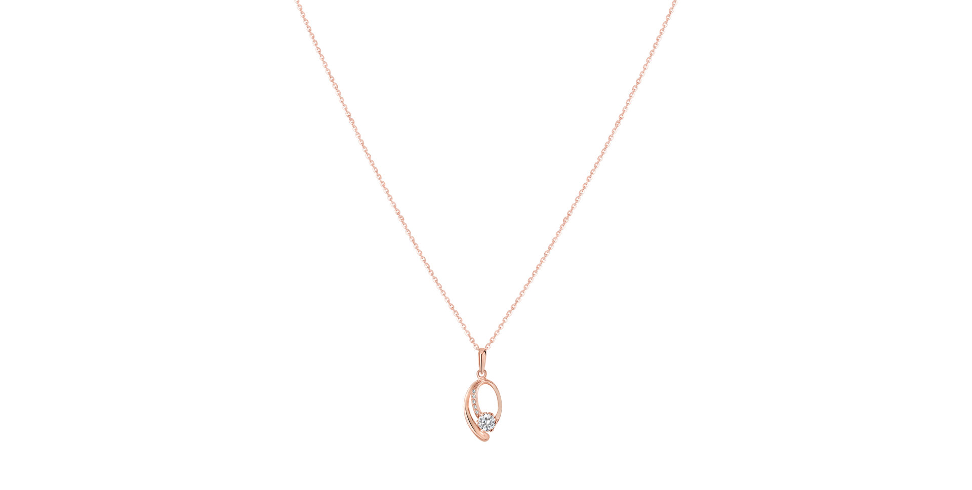Náhrdelník s diamanty Ivory Riot
