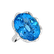 Prsten s diamanty a topazem Ice Blossom4