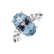 Prsten s diamanty a akvamarínem Aqua Muse3