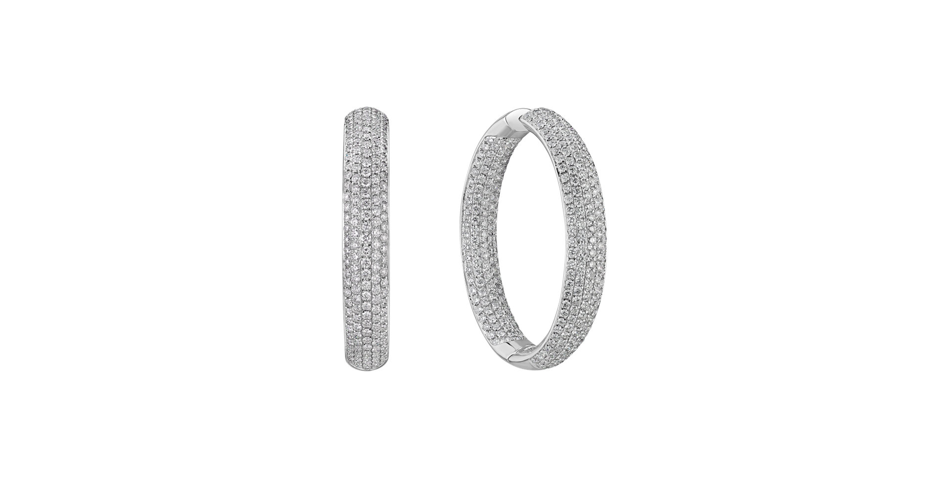 Náušnice s diamanty Solid Luxury