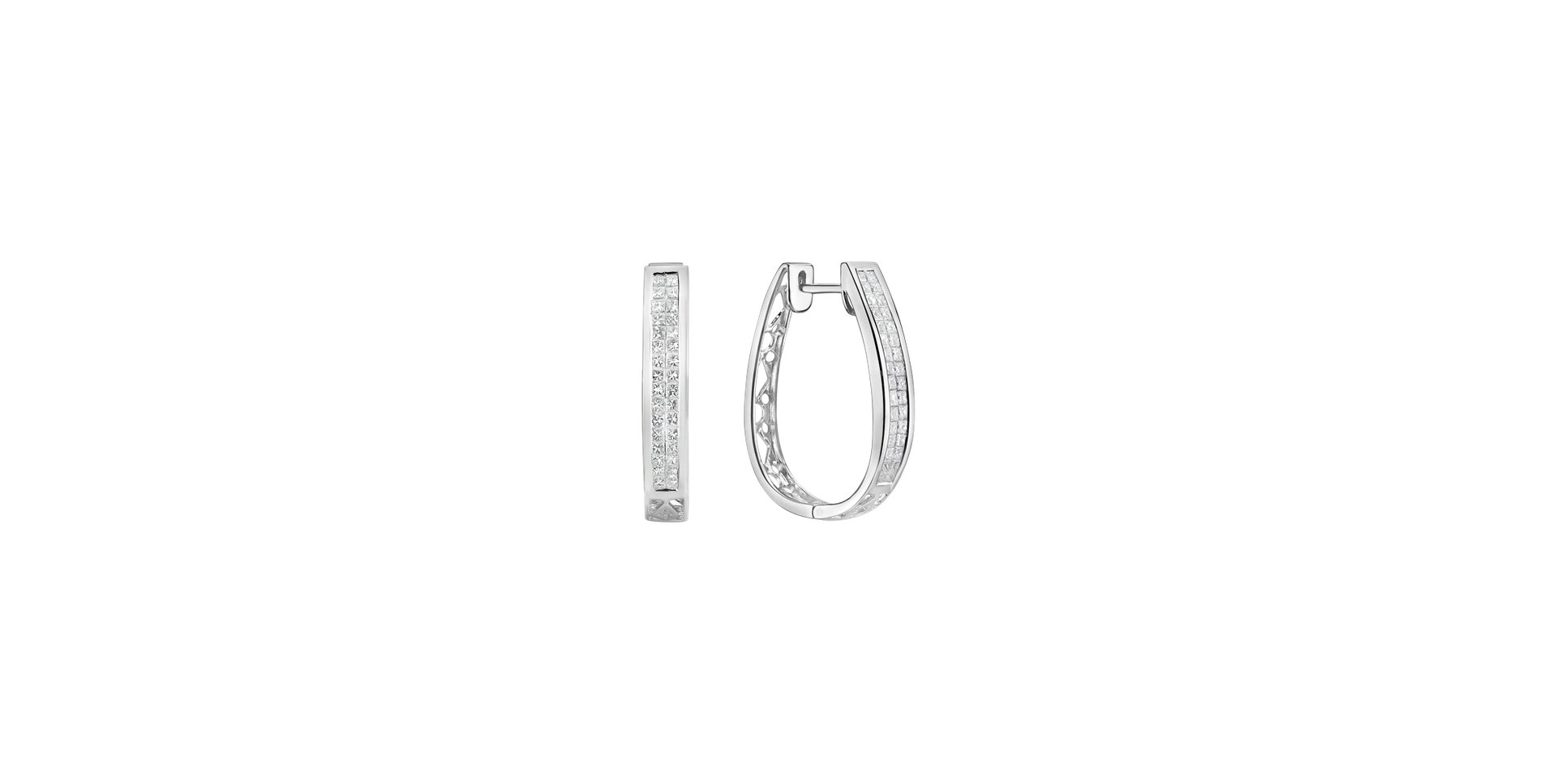 Náušnice s diamanty Minimalist Luxury