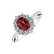 Prsten s rubínem a diamanty Scanion4