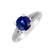 Prsten s safírem a diamanty Las Vegas Sky4