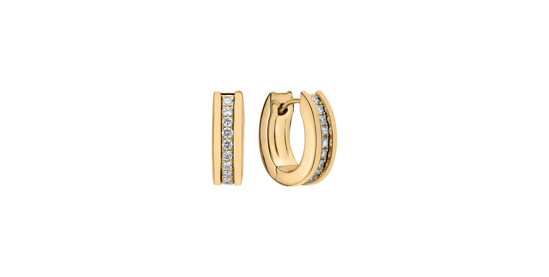 Náušnice s diamanty Ray of Light