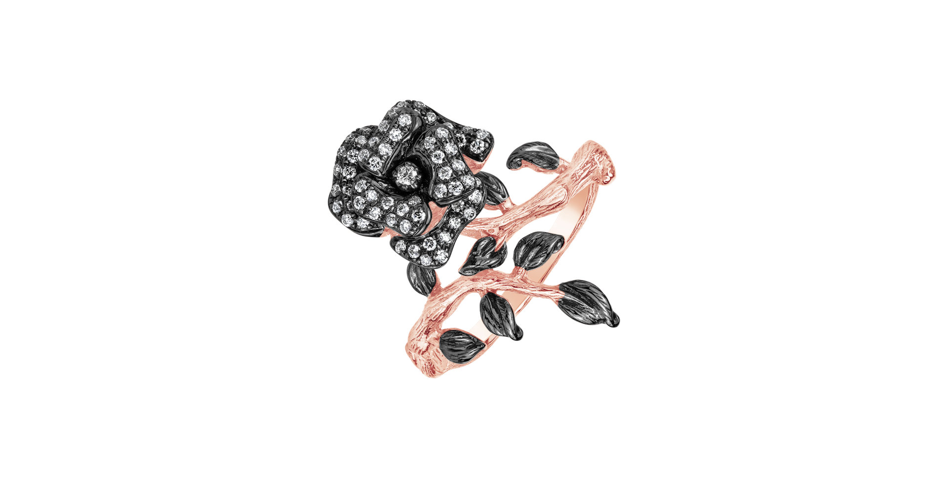 Prsten s diamanty Dark Wonder