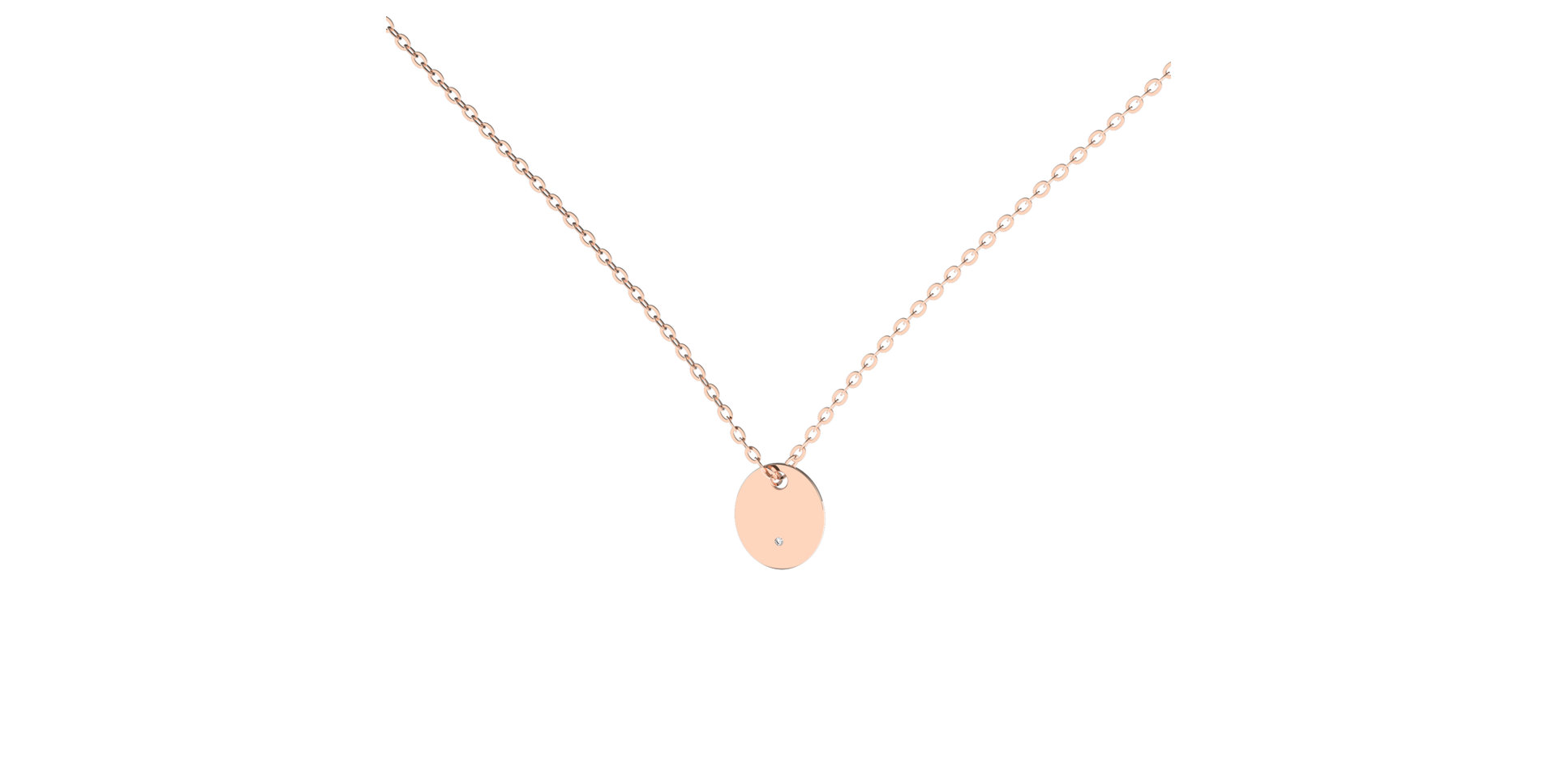 Náhrdelník s diamantem Splendor