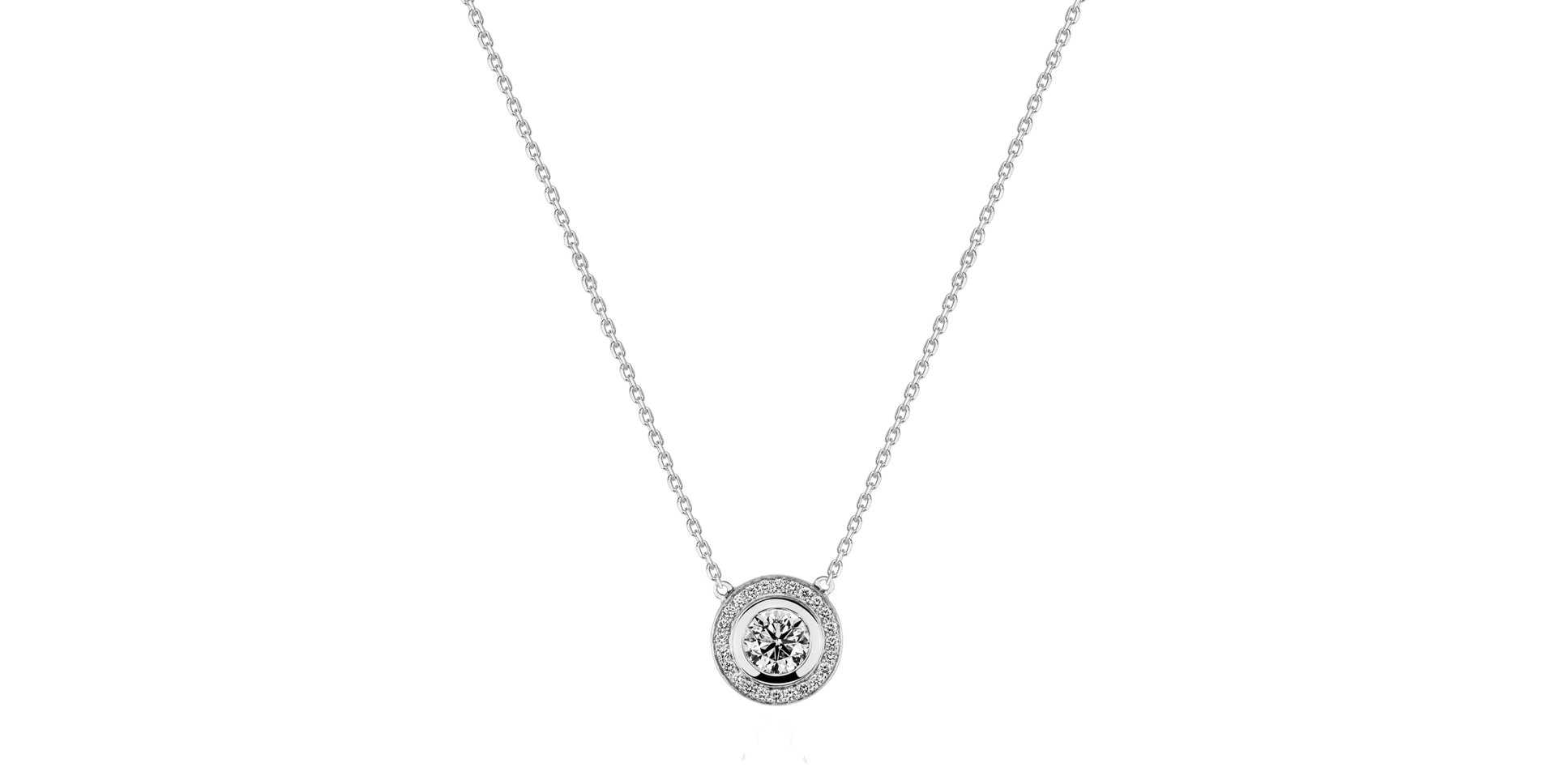 Náhrdelník s diamanty Ravelle