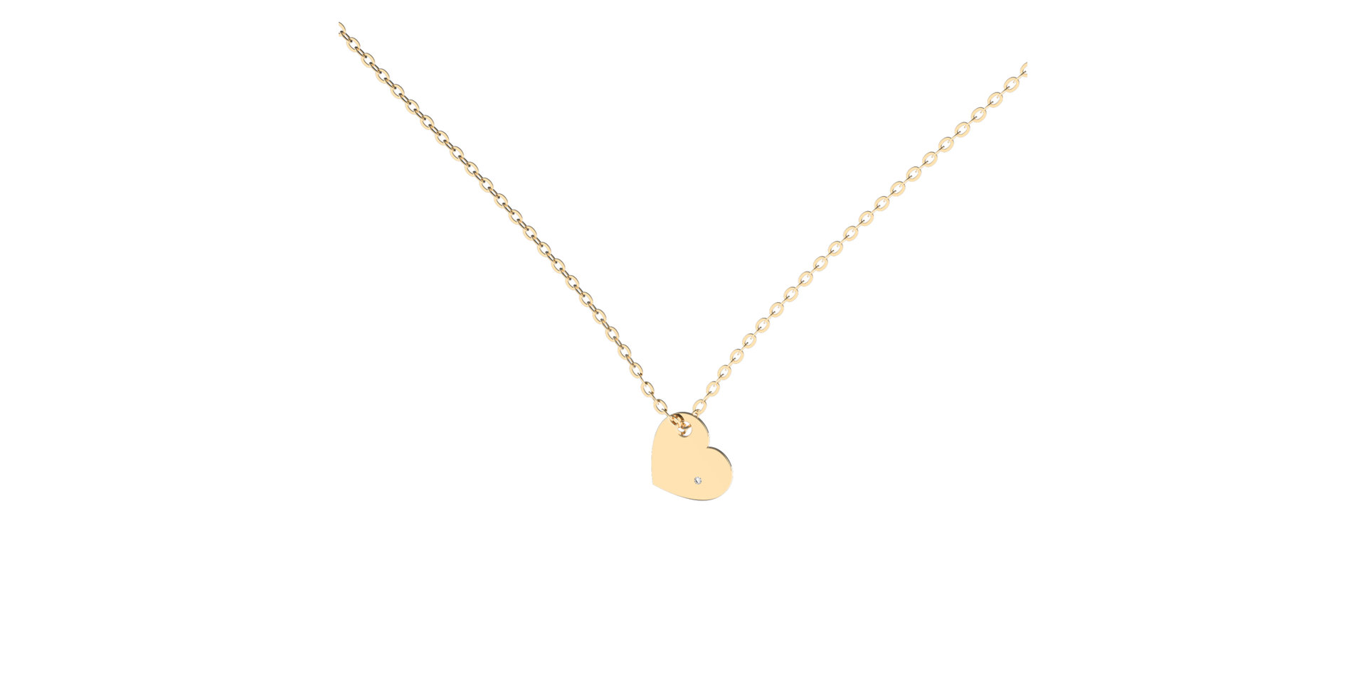 Náhrdelník s diamantem Promise Love