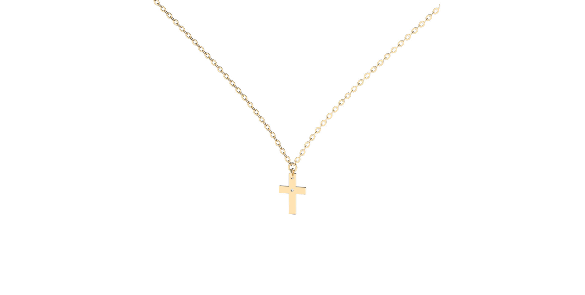 Náhrdelník s diamantem Believe