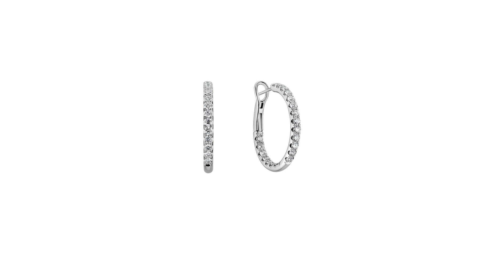 Náušnice s diamanty Mystic Halo