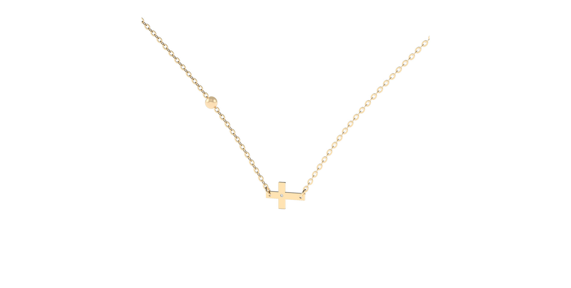 Náhrdelník s diamantem My Faith