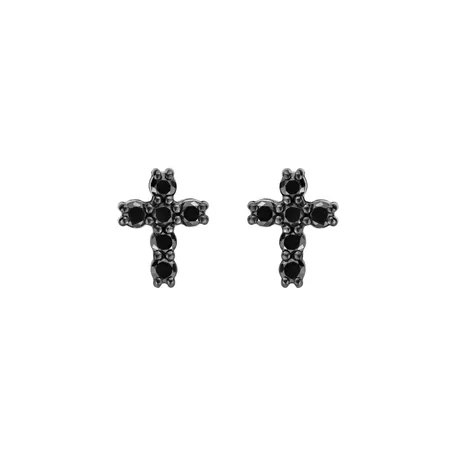 Náušnice s diamanty Cross