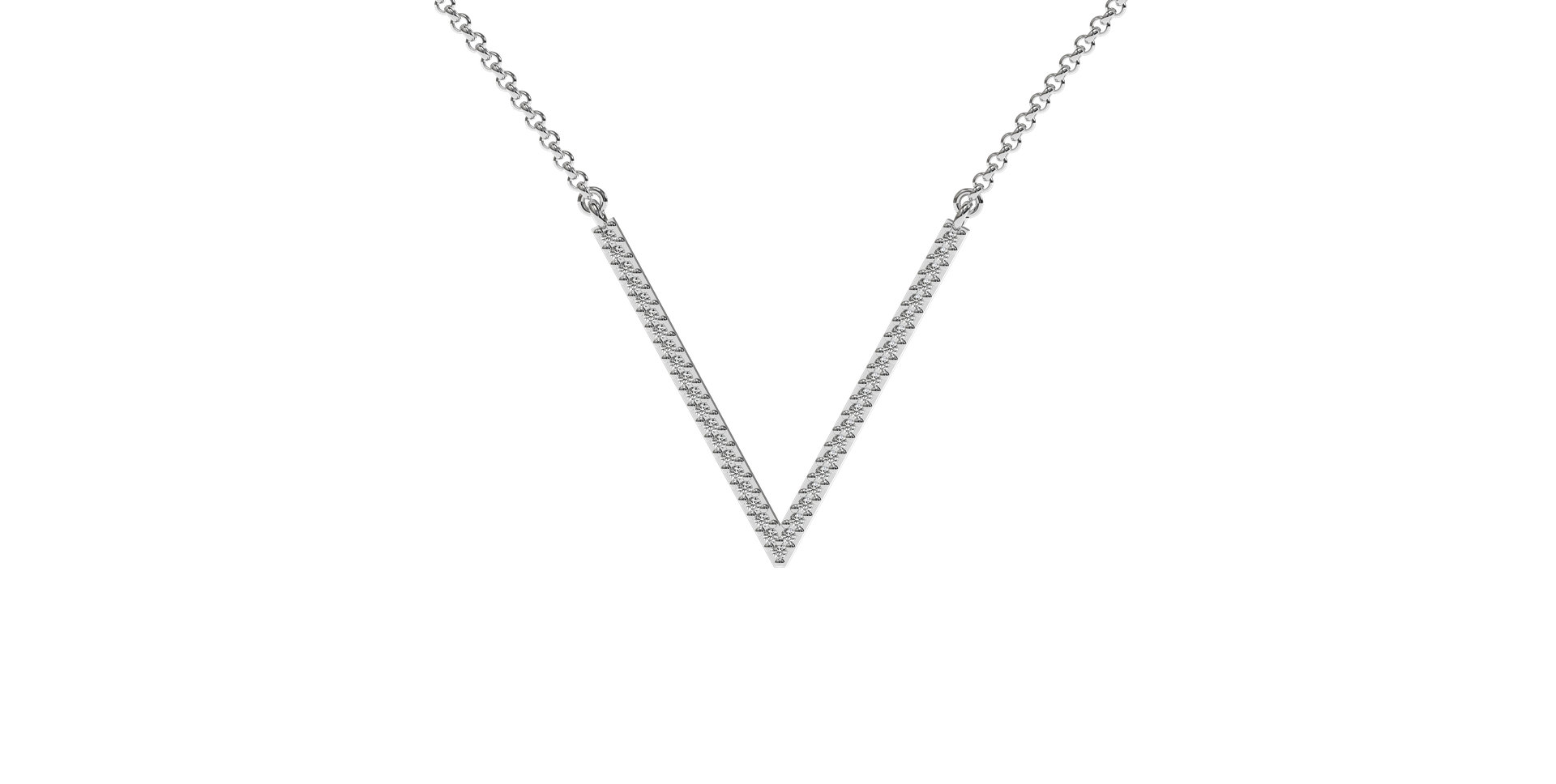 Náhrdelník s diamanty Victory