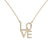 Náhrdelník s diamanty LOVE5