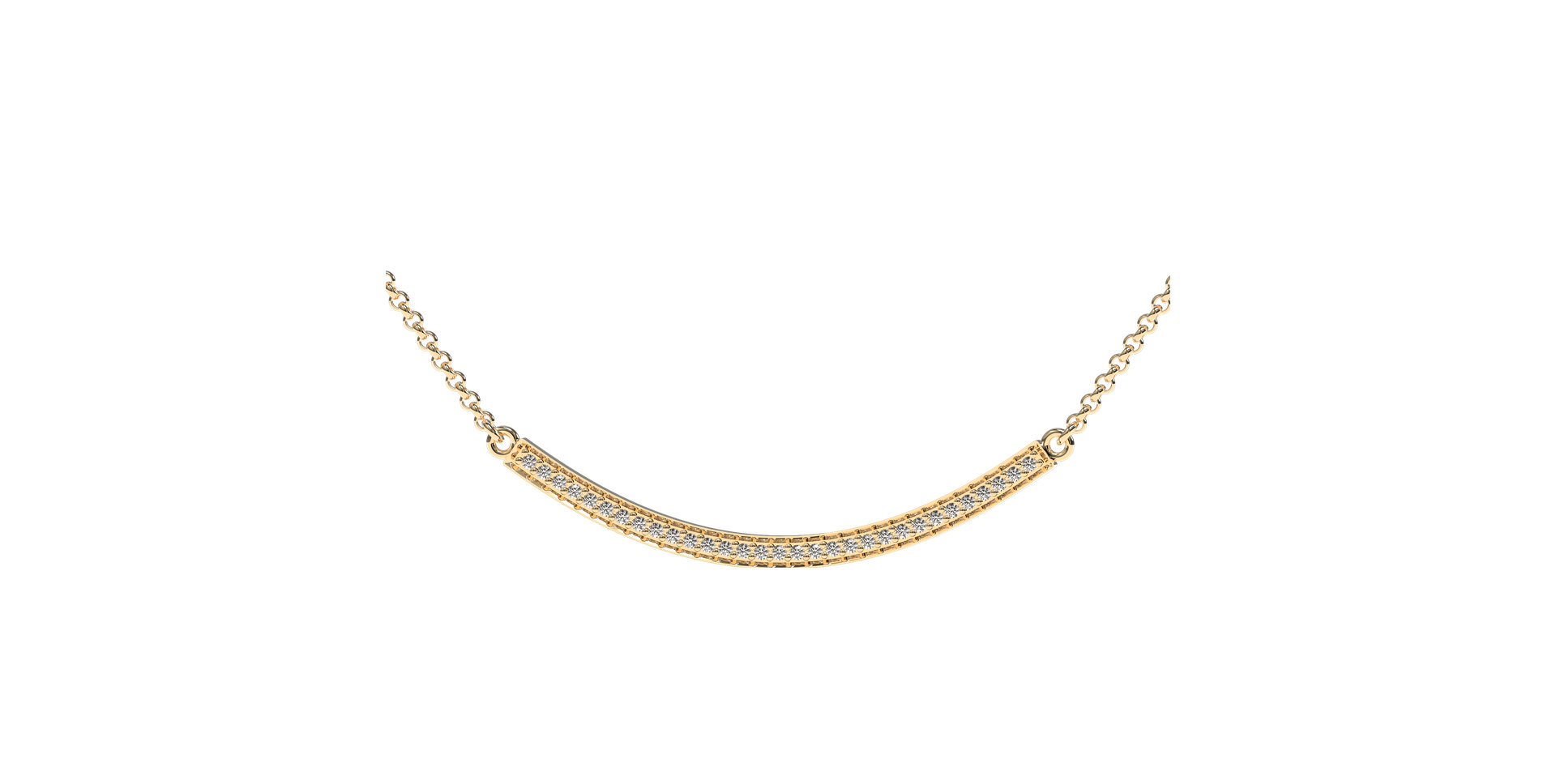 Náhrdelník s diamanty Essential