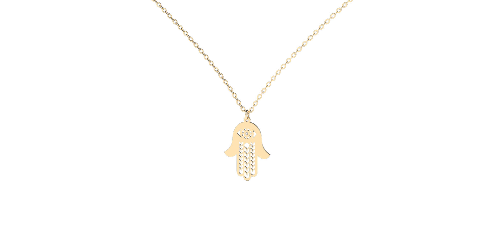 Náhrdelník s diamantem Posh Fate