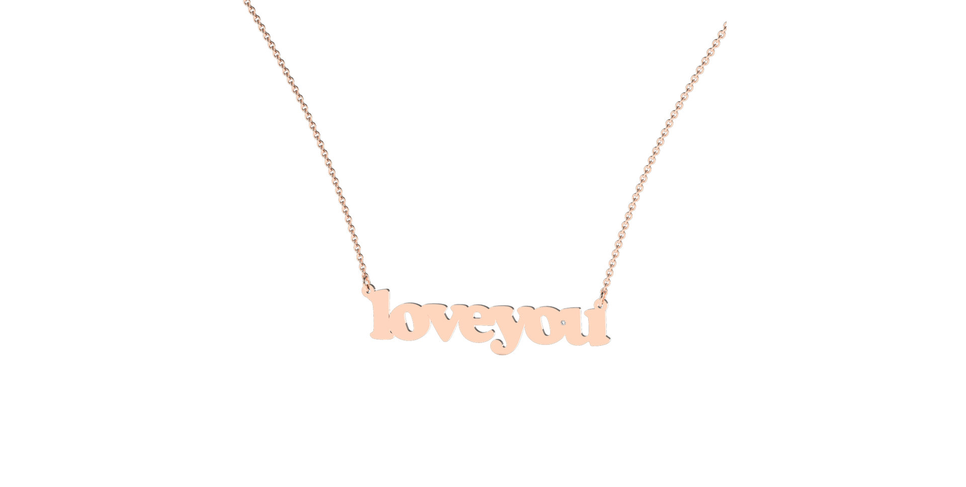 Náhrdelník s diamantem My Amour