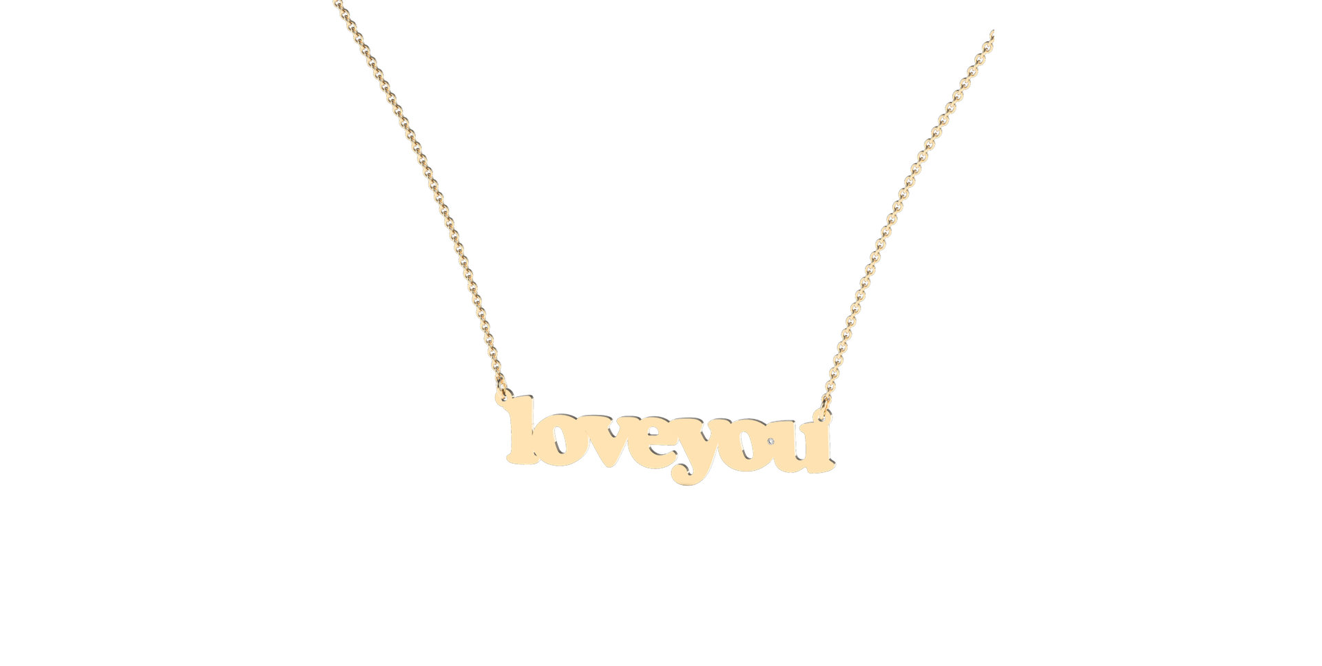 Náhrdelník s diamantem My Amour