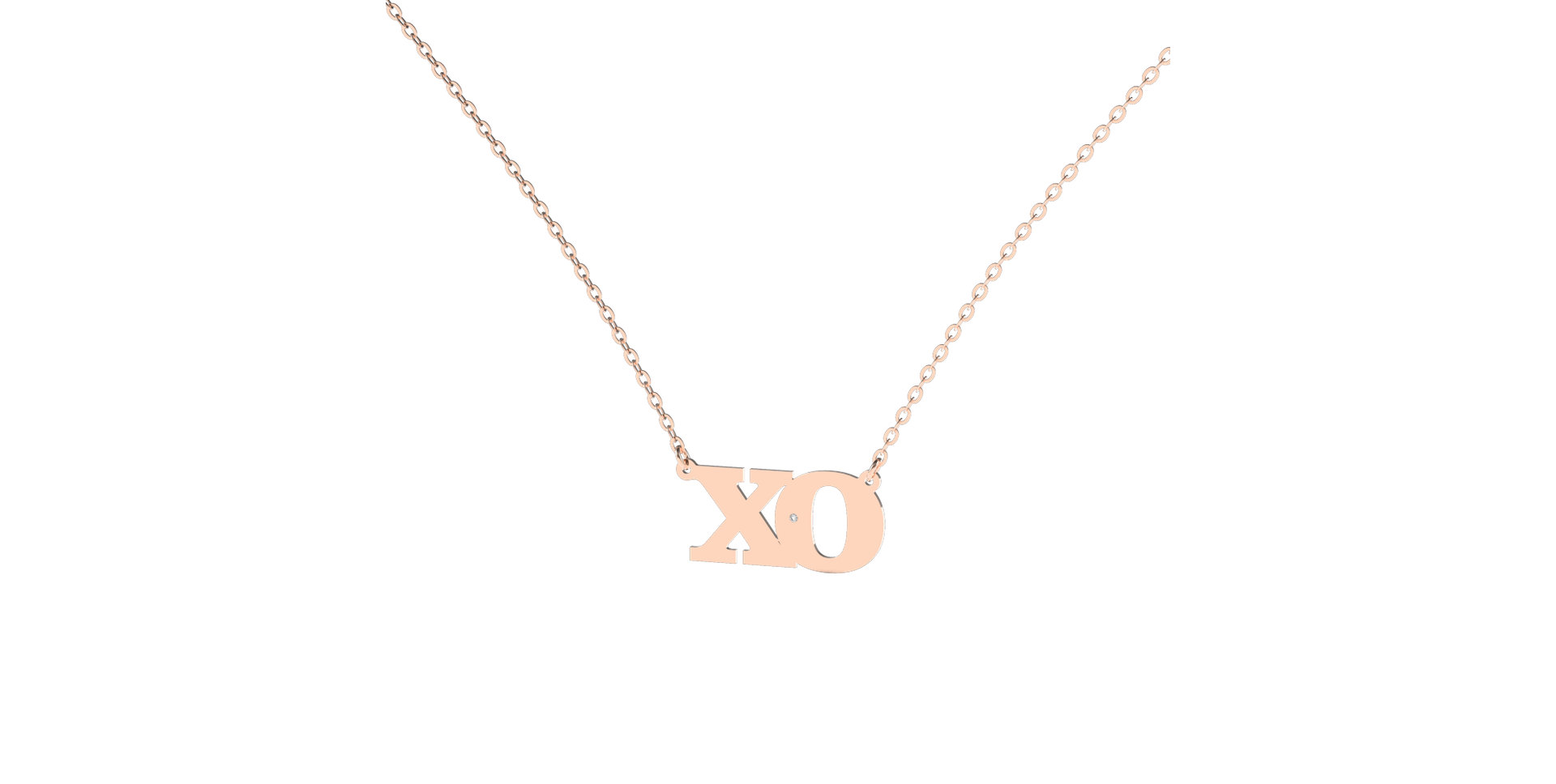 Náhrdelník s diamantem Darling