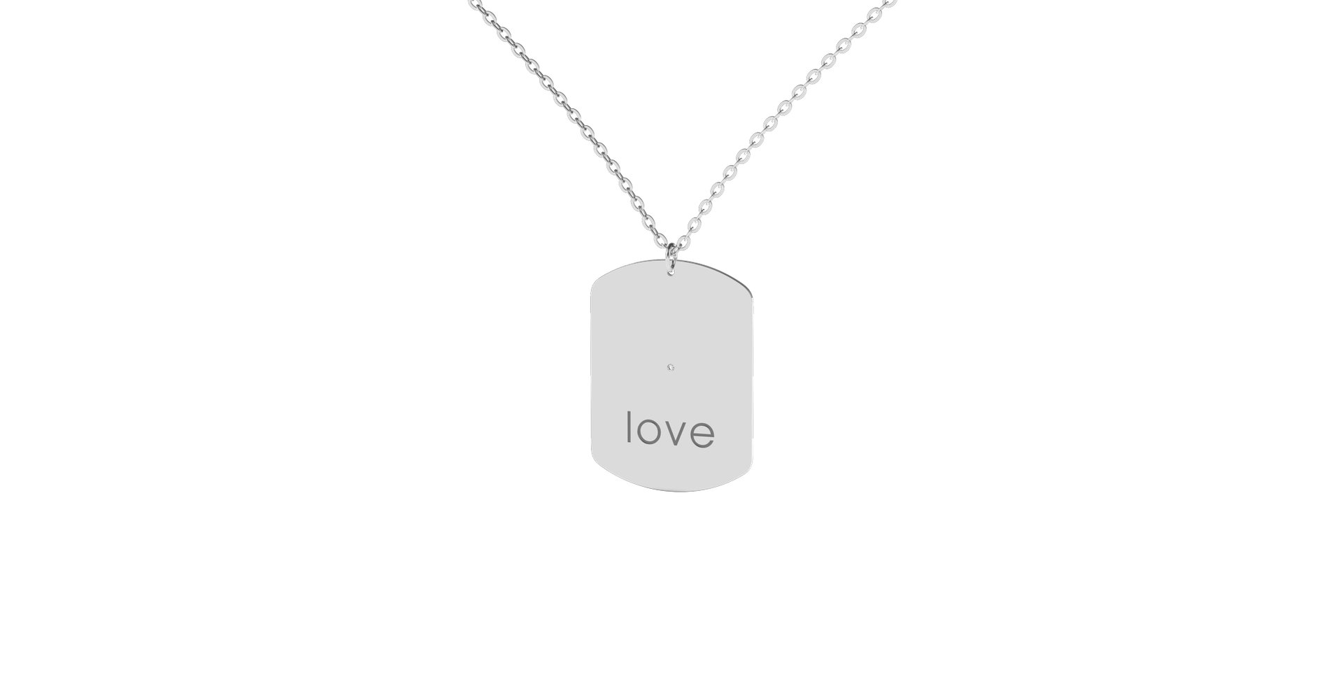 Náhrdelník s diamantem My Darling